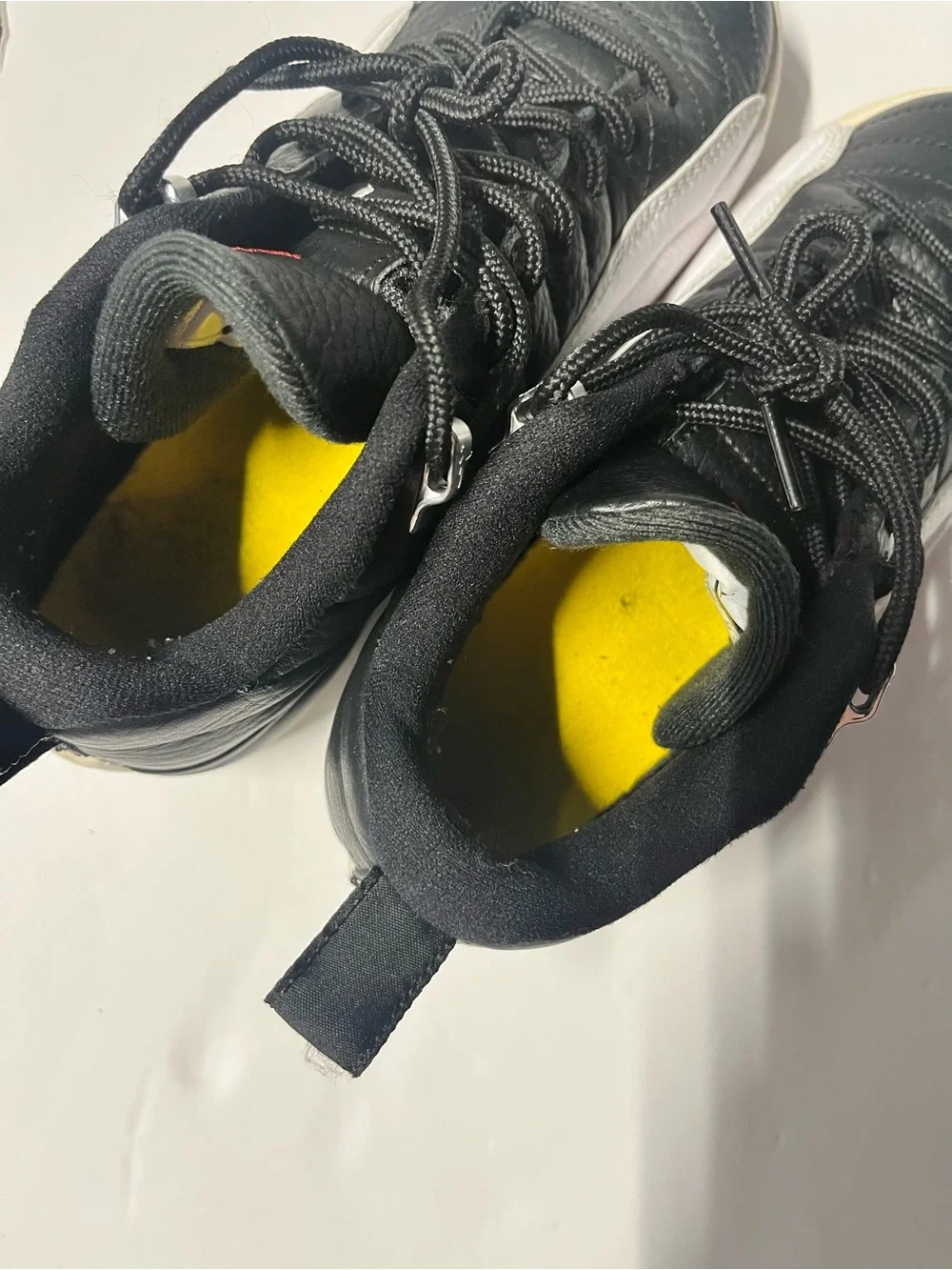 Size 4y- Jordan 12 Retro Low Playoffs 2017